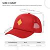 18 FA BDE Flash Baseball Cap Women Men Mesh Back Hat Adjustable Trucker Hats Sun Hat view 4