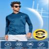 NORTHYARD Men's UPF 50+ Hoodie Shirts Long Sleeve Sun Protection Fishing Swim Beach UV SPF Rash Guard Quick Dry Lightweight DARKBLUE 3XL view 3