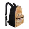 PJHEQOXE 2024 Girls Boys Backpack for School or Daily Use Orange Kitten Cat Print Unisex School Bag Travel Backpacks Elementary Students School Supplies view 2