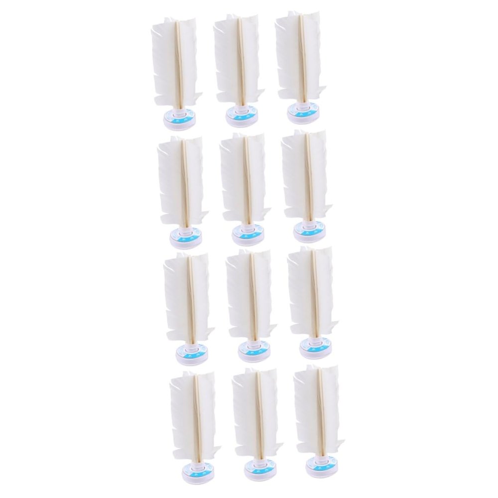 Toyvian 12pcs Chinese Kick Shuttlecocks Fitness Shuttlecock Training Goose for Indoor Outdoor Activities