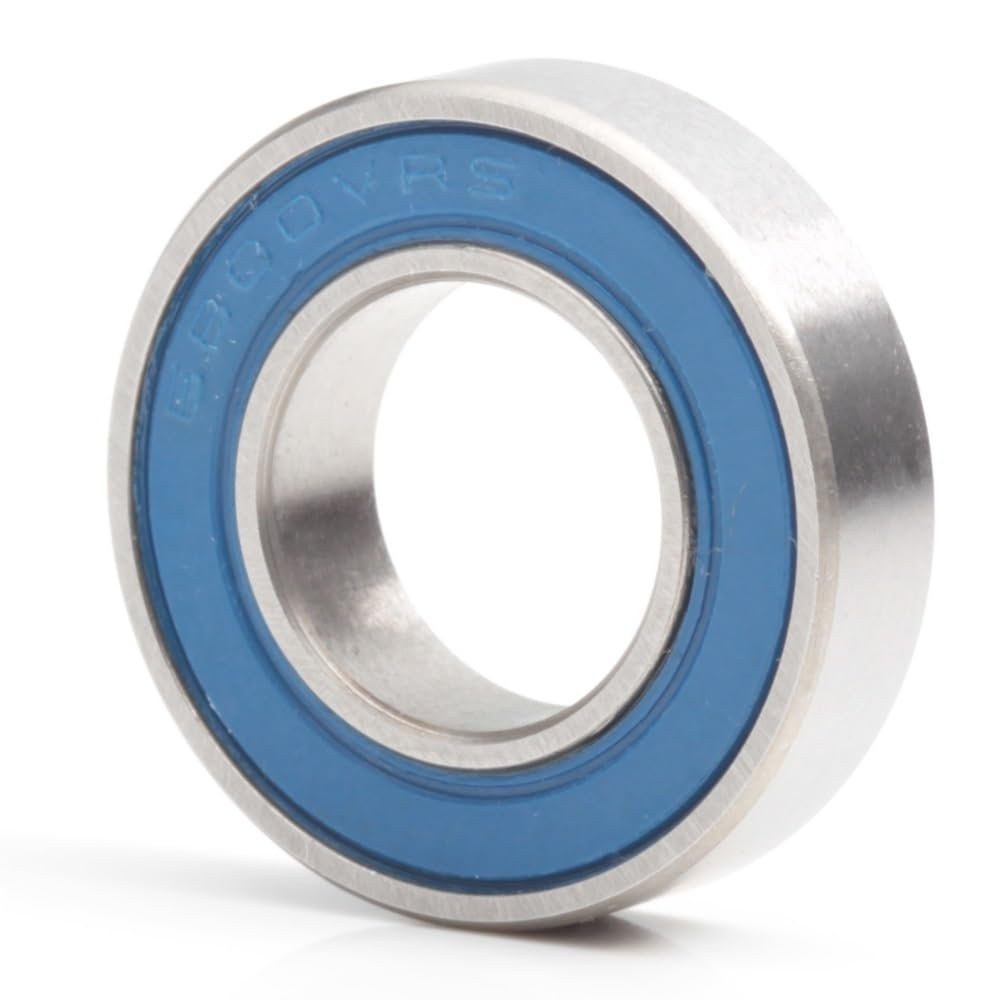 DUKUTS 6800 Bearings 10 * 19 * 5mm (4 PCS) Bike Pivot Chrome Steel Blue Sealed with Grease 6800LLU Cart Full Balls Bearing