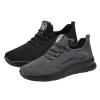 IWIHMIV Mens Casual Sneakers Mens Running Shoes Walking Tennis Shoes Slip On Breathable Lightweight Sports Sneakers Outdoor Shoes (Black, 10) view 2