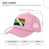 Flag of Egbe OMO Yoruba Baseball Cap Women Men Mesh Back Hat Adjustable Trucker Hats Sun Hat view 4