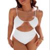 Blooming Jelly Womens One Piece Swimsuit Tummy Control Bathing Suit 2026 Sexy Slimming Flattering Cute Cheeky High Cut Out Ladies Swimwear (XX-Large, White) view 1
