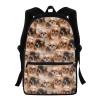 PJHEQOXE 3D Print 15 Inch Kids Backpacks for Preschool,Little Yorkshire Terrier Theme Kindergarten,Elementary School Bag Boys Girls Backpack with Padded Straps view 1
