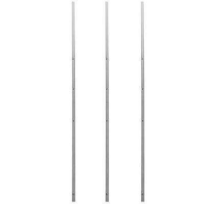 POPETPOP 3pcs Foosball Pole Replacement Foosball Table Pole Metal Machine Operation Table Soccer Bar Rod Desktop Machine Accessories Parts for Standard Table