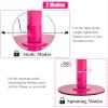 CIRCIR Professional Dancing Pole Pink Stripper Fitness Pole, Portable Steel Dancing Pole Kit for Gym/Studio, Smooth Spinning Exotic Dance Rod with Complete Tools(Size:2.5m-3m(8.2ft-9.8ft)) view 2