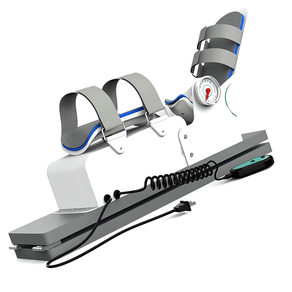 HONGYOU Ankle Joint Rehabilitation Training Device, Electric Ankle Joint Trainer with Remote Control, 40 Full Angle Exercise, for Fractures, Postoperative, Joint Stiffness