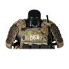 Domiuie Tactical Shoulder Armor Guards Set, 2PCS Non-Slip Handmade Medieval Warrior Knight Samurai Combat Protector Defense 500D Clothing Protector Equipment (Without Vest) view 1