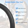 24" x 2.125" Mountain Bike Tire Replacement Set, 2 Pack 24 inch Bike Tires & 24x2.125 Bike Tubes & Tire Replacement Set, 30mm Schrader Valve Inner Tubes Rubber Tires for Hard Roads, Muddy Trails view 3