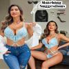 Avidlove Women Lingerie Lace Bodysuit Sexy Teddy Lenceria Cut Out One Piece Babydoll Light Blue view 4