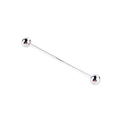 6Cm Men Plated Steel Collar Tie Stud Barbell Bar Clasp Brooch Unique Design, Sel Collar Pins With Balls Collar, Siler Shirt For Men Dress Shirts, Mens Dress Shirt