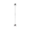 6Cm Men Plated Steel Collar Tie Stud Barbell Bar Clasp Brooch Unique Design, Sel Collar Pins With Balls Collar, Siler Shirt For Men Dress Shirts, Mens Dress Shirt view 4