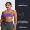 Aoxjox Women's Workout Sports Bras Fitness Trinity Ivy Low Impact Bra Yoga Crop Tank (Chive Blossom, X-Small) view 3
