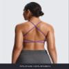 Aoxjox Women's Workout Sports Bras Fitness Trinity Ivy Low Impact Bra Yoga Crop Tank (Chive Blossom, X-Small) view 4