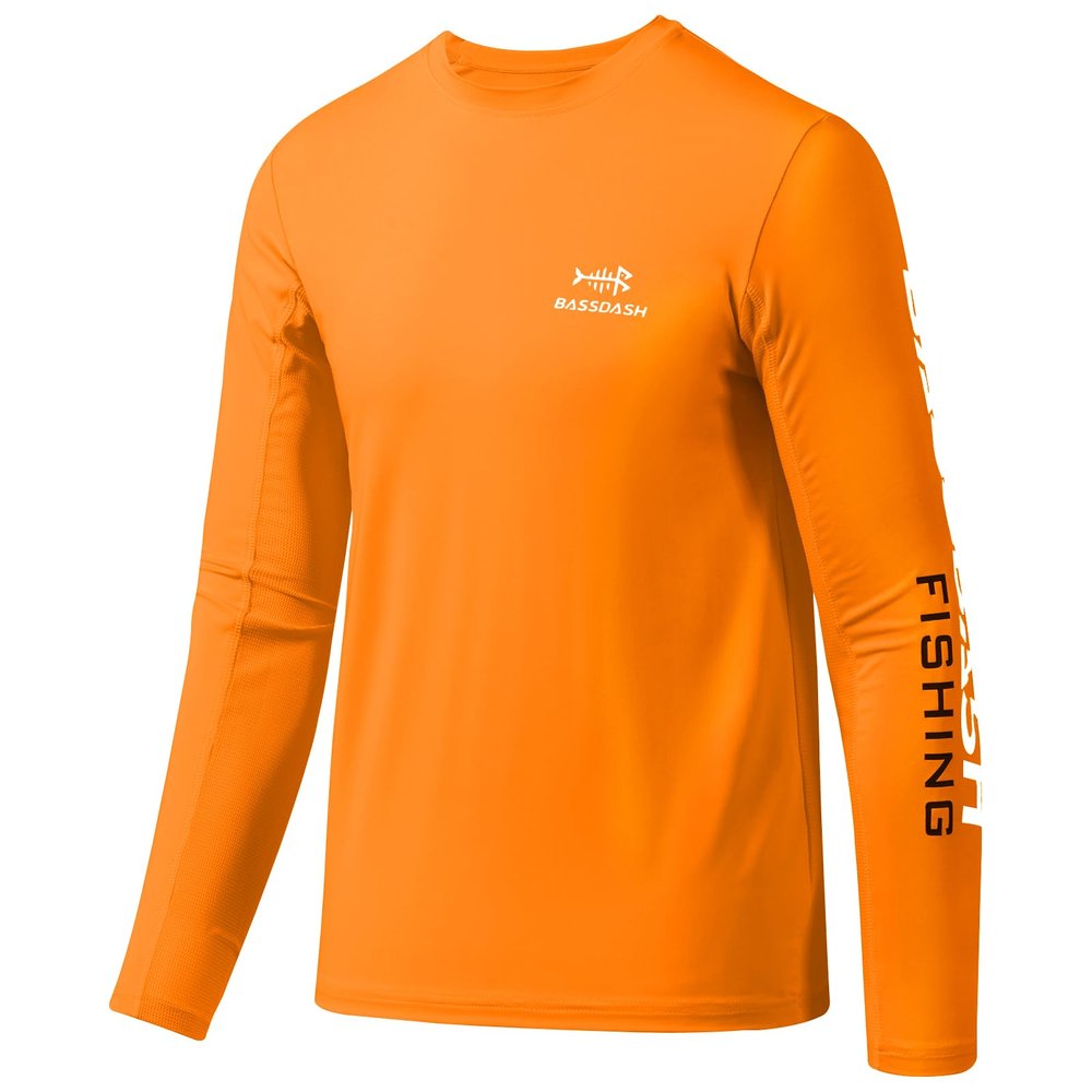 BASSDASH Youth Fishing T Shirts UPF 50+ Long Sleeve Performance UV Protection Tee for Boys Girls