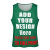 scocici Custom Mens Sleeveless t Shirts for Gym Summer Beach Muscle Tee Printed Add Your Photo Logo Text Workout Tank Tops Style07, Small, Classicgreen view 4