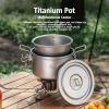 Boundless Voyage Titanium Pot Multifunctional Rice Cooker 2L+0.9L Pot Set Ultralight Outdoor Camping Cookware view 2