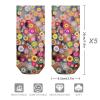 Flower Couture Men's Ankle Low Socks 5 Pack Non Slip Flat Boat Breathable for Women view 2