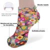 Flower Couture Men's Ankle Low Socks 5 Pack Non Slip Flat Boat Breathable for Women view 3