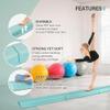 Oteymart 9Ft Folding Gymnastics Balance Beam Extra Firm Foam with Anti-Slip Base Low Floor Walking Beams Bar for Home Training, Exercise, Kids, Adult(Green) view 3