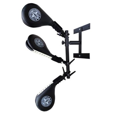 EXCLURA Wall Mount Wing Chun Dummies 3 Boxing Arms, Wing Chun Martial Arts Training Equipment, Freestanding Boxing Gym Dummies Trainer Device