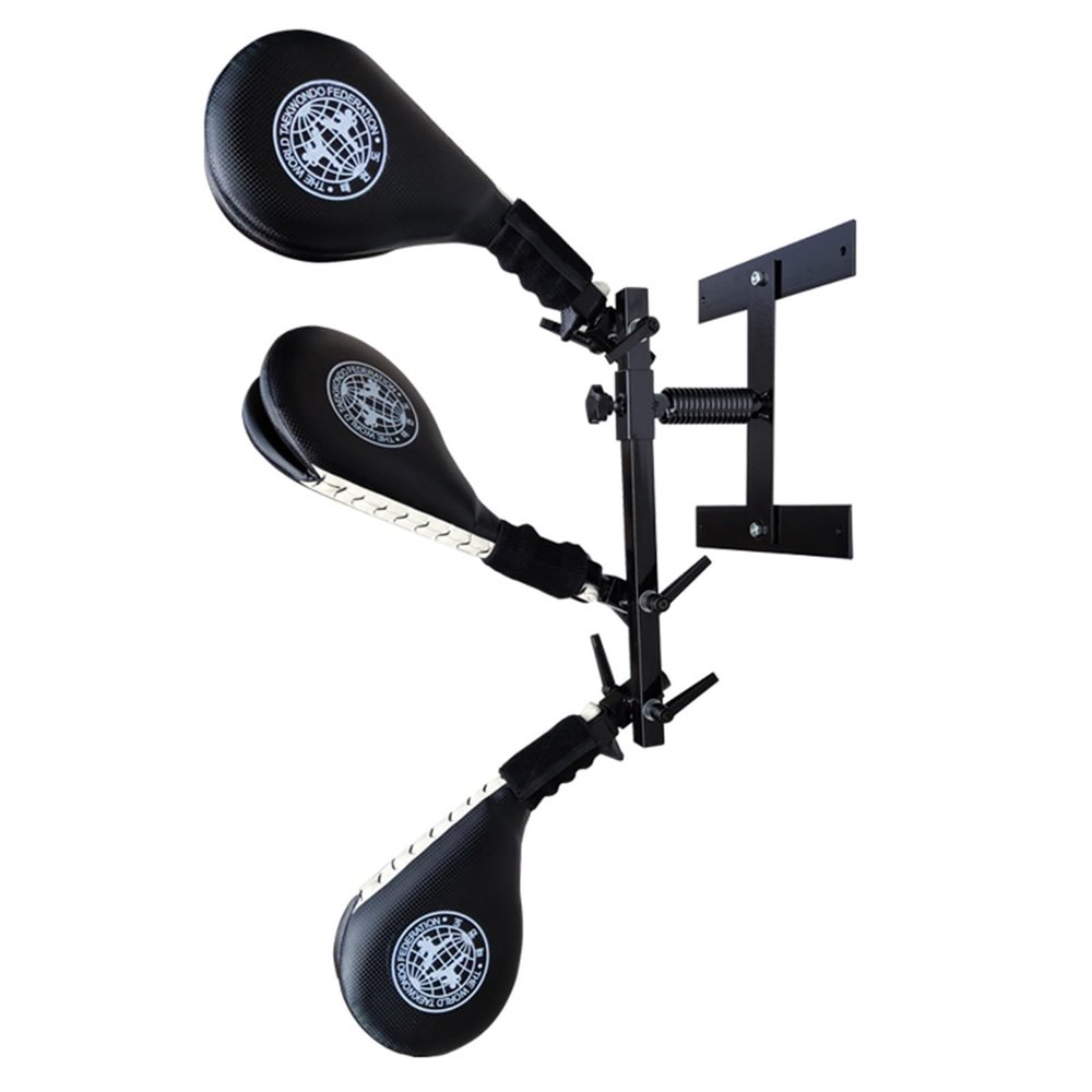 EXCLURA Wall Mount Wing Chun Dummies 3 Boxing Arms, Wing Chun Martial Arts Training Equipment, Freestanding Boxing Gym Dummies Trainer Device