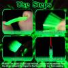 150 Pcs Green Glow Sticks Bulk 4 Inch Emergency Bright Light Sticks with Lanyard Fishing Glow Sticks 12 Hours Duration Camping Glow Sticks for Rave Easter Halloween Christmas New Year Concert Decor view 3