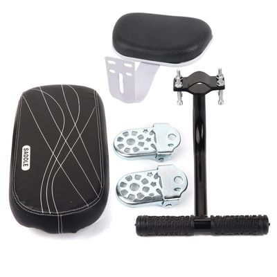 POCREATION Child Rear Seat Cushion Armrest Footrest Set Accessory for Safety Riding