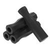 HONMEET Foosball Table Parts 4 Pack Replacement Handles Skid Aluminum Foosball Grips