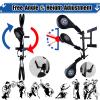 EXCLURA Wing Chun Dummy Training Equipment with Spring, Freestanding Martial Arts Dummy for Karate/Taekwondo, Kong Fu Boxing Target for Wall(Color:2pcs) view 3