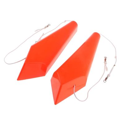 NineFit Basics Trolling Board Set for Fishing Boats, 9.4inch, Orange