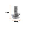 KGRHJSA Bottom Battery Cover Screws Compatible with Ninebot MAX G30 G30D G30LP Electric Scooter Stainless Steel Metal Screw with Screw Repair Parts view 2