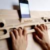 NineFit Basics Climbing Multi Jugs Holds Fingerboard Pinch Gripper, 50x10x3cm, Natural Wood view 3
