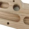 NineFit Basics Climbing Multi Jugs Holds Fingerboard Pinch Gripper, 50x10x3cm, Natural Wood view 4