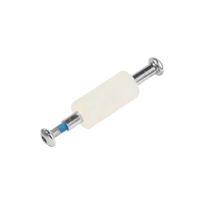 KGRHJSA Scooter Plastic Shaft Tube Sleeve and Locking Screw Compatible with Kugoo S1 S2 S3/S1 Pro Electric Scooters Folding Roller Parts Accessories, White