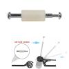 KGRHJSA Scooter Plastic Shaft Tube Sleeve and Locking Screw Compatible with Kugoo S1 S2 S3/S1 Pro Electric Scooters Folding Roller Parts Accessories, White view 4