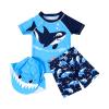 Betadog Baby Toddler Boys Swimsuit Infant Girl Swimsuits Bathing Suit Swimwear 3Pcs Set Rash Guard Hat (A, 7-8 Years)
