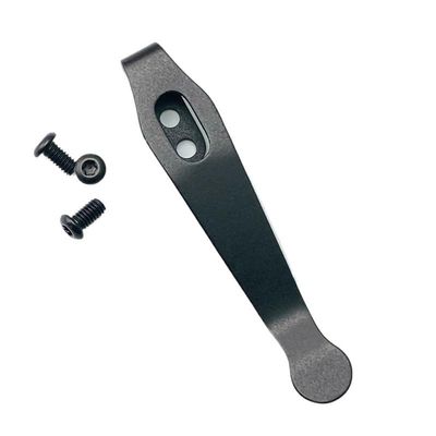 UPFIST 1PC Titanium Deep Carry Pocket Clip with 3PCS Screws Fit for SRM 9201 9202, Custom Handmade Back Clip DIY Replacement