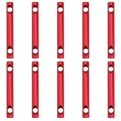 beinkmake 10 Pcs Tent Cord Tensioner Aluminum Alloy Guyline Cord Adjuster for Tent Hiking Camping Tent Rope Tensioner Guyline Holder for Outdoor Activities