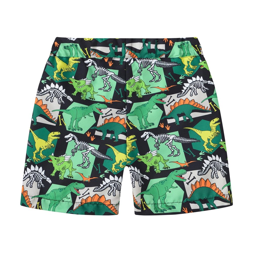 Betadog Boys Girls Shorts Fashion Summer Beach Shorts Kids Swim Trunk Swimsuit Dinosaur Boys (Green, 3-4 Years)