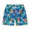 Betadog Boys Swim Trunks Compression Liner Swim Shorts Quick Drying Bathing Suit with Boxer Brief (Sky Blue, 4-5 Years) view 1