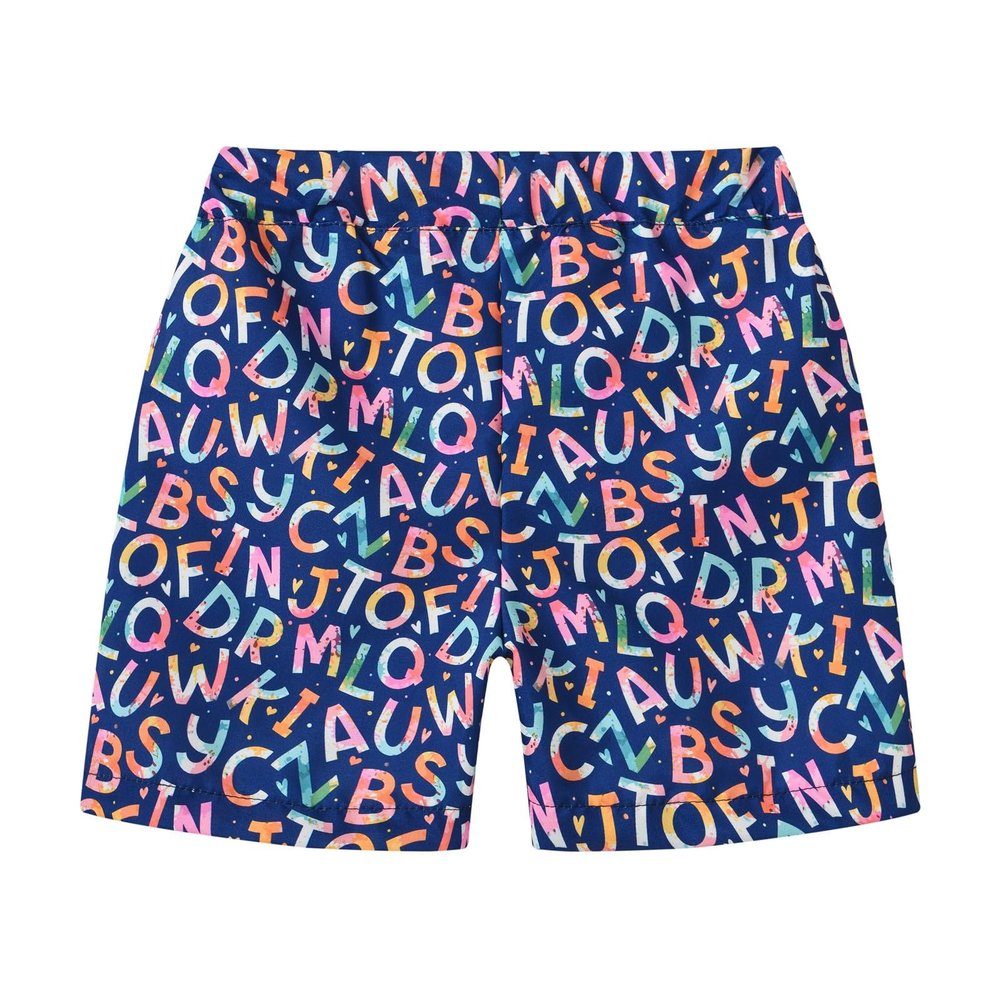 Betadog Boys' Quick Drying Beach Swim Trunk Boys Swim Trunks Bathing Suit Kids Swimsuit Beach (Dark Blue, 8-9 Years)
