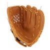Drfeify Baseball Glove, Ergonomic PU Leather Softball Glove Mitts Softness with Enhanced Grip Professional Fielding for Youth Adult (Brown) view 2