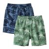 Betadog Boys Swim Trunks Boys Quick Drying Shorts Summer Beach Shorts Toddler Boys Shorts Coconut (Green, 2-3 Years) view 2