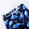 Betadog Boys' Swimsuit Short Sleeve Set Cute Cartoon Print Swimsuit Sun Quick Drying Boys' Swimsuit (A, 5-6 Years) view 4