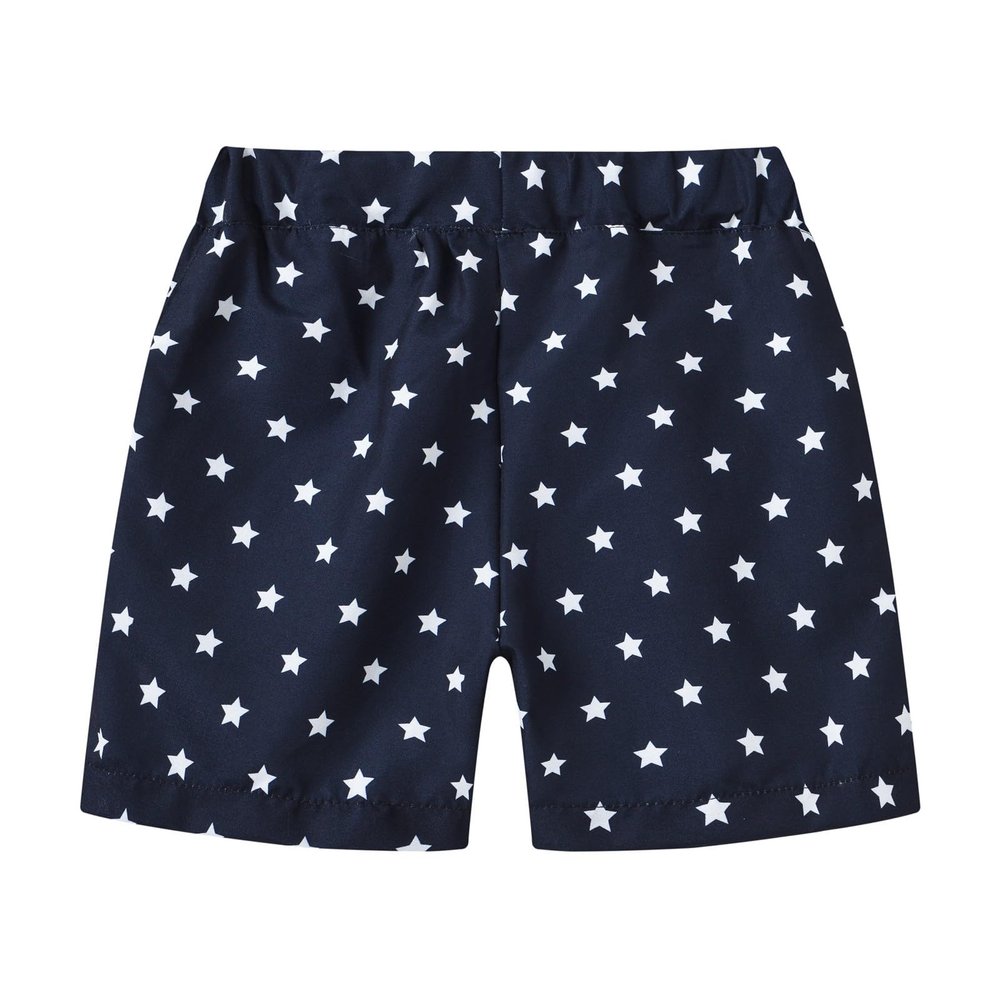 Betadog Boys Swim Trunks with Boxer Brief Liner Toddler Boy Stretch Swimsuit Shorts Quick Drying (Black, 3-4 Years)