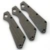 UPFIST 1PC Custom Scales Handle Fits for Strider SMF New Version, Striped Burnt Titanium Handle with 3 Lines Pattern DIY Replacement view 4