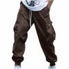 Cambkatl Men's Cargo Pants Casual Summer Lightweight Drawstring Elastic Waist Outdoor Hiking Work Pants with Pockets view 1