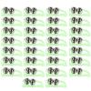 Restokki 30pcs Night Fishing Rod Bite Alarm Luminous Twin Bells Fish Bait Alert Bow Shape view 1